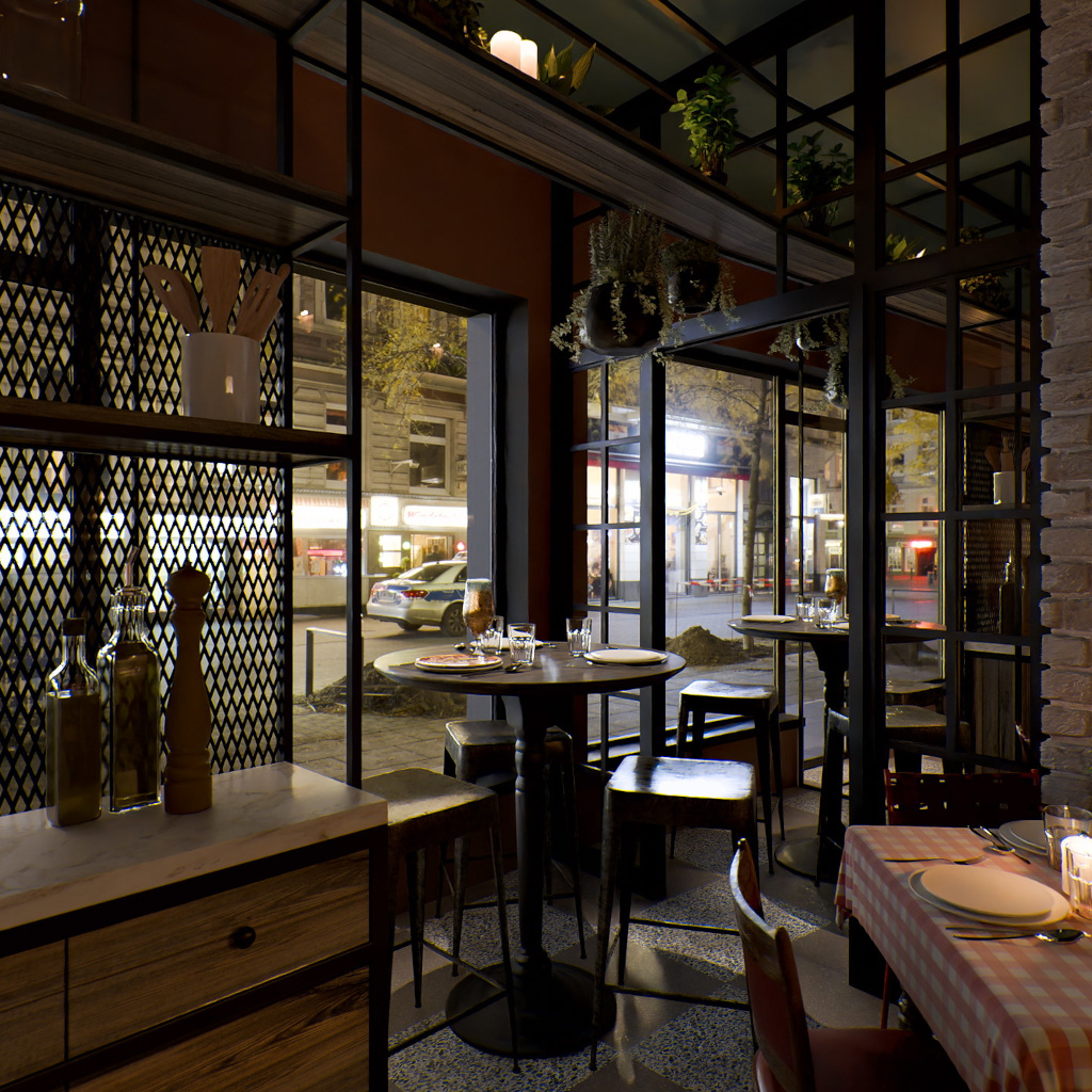 3D Visualization | Bar & Restaurant