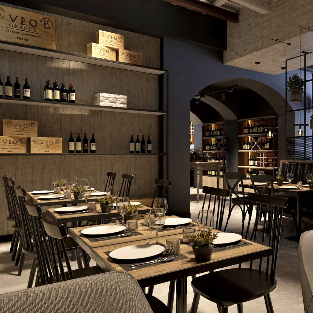3D Visualization | Bar & Restaurant
